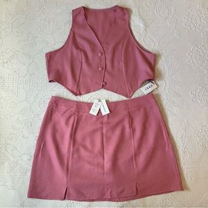 Cider Pink Women's Skirt Set